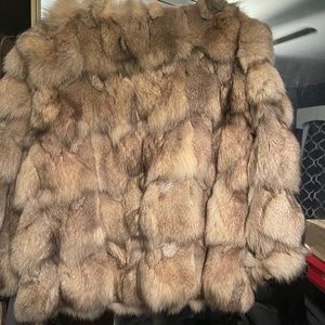 Fox fur jacket